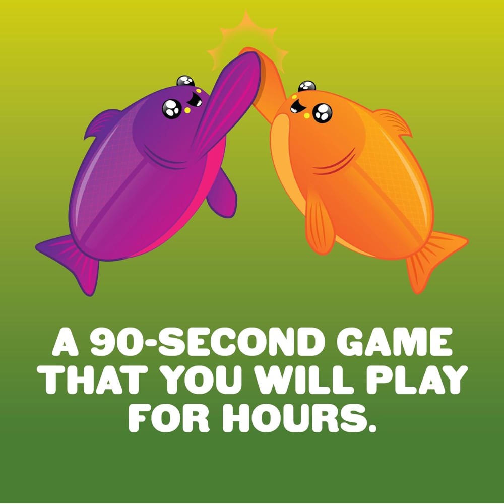 Happy Salmon Card Game for 3-8 Players by Exploding Kittens