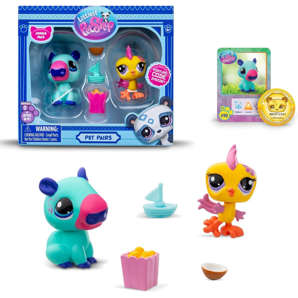 BANDAI Littlest Pet Shop Series 2 Pet Pairs 2 Pack (One Supplied at Random)