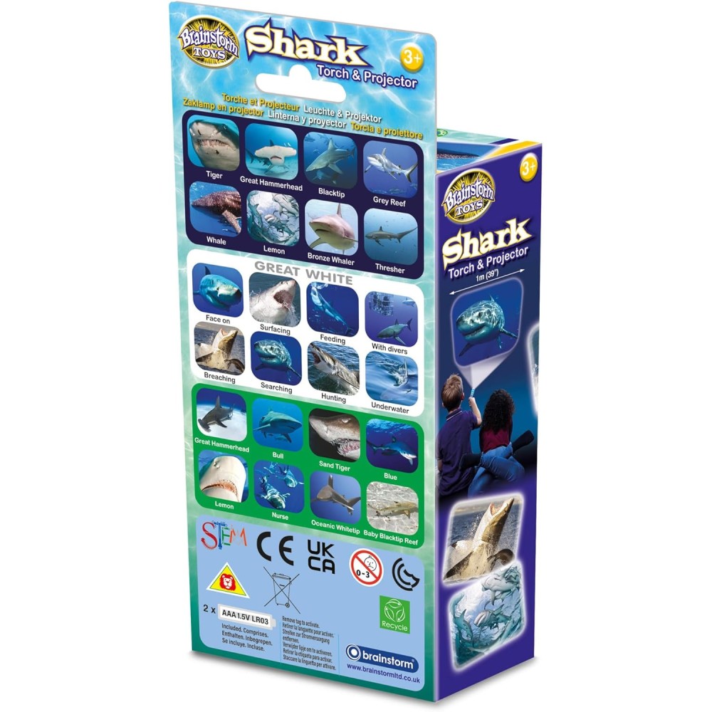 Shark Torch & Projector | Projects 24 Shark Images for Kids