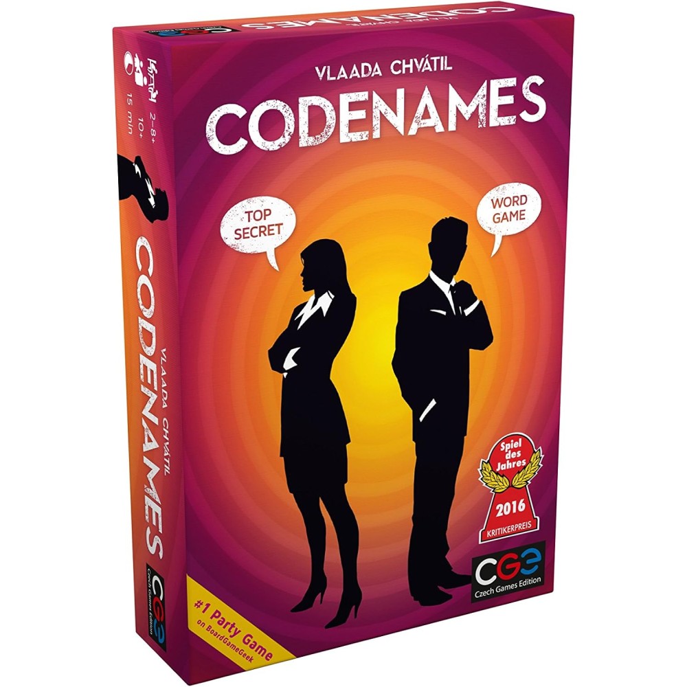 Codenames Party Game for 2-8 Players by Czech Games
