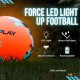 PrecisionPLAY Force LED Light Up Training Football | Rechargeable & Water-Resistant