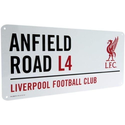 Liverpool Official Anfield Road L4 Metal Street Sign