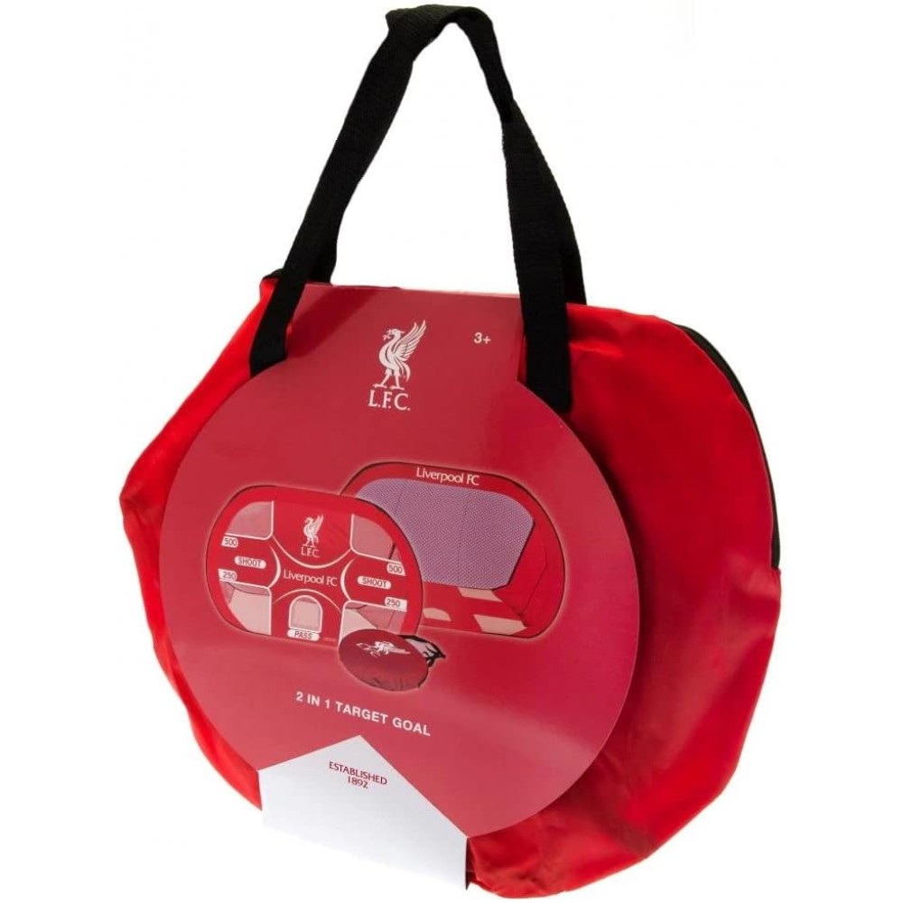 Official Liverpool FC 2 in 1 Pop Up Target Flip Over Training Goal