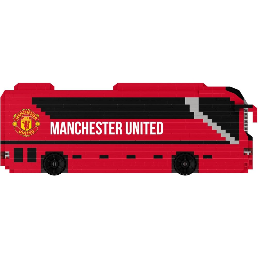 FOCO Manchester United FC BRXLZ 3D Coach | 1347 Pieces | Official Football Merchandise