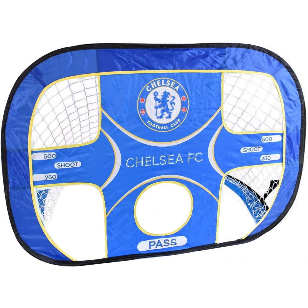 Hy-Pro Chelsea F.C. 2 in 1 Pop Up Target Goal | Official Football Merchandise