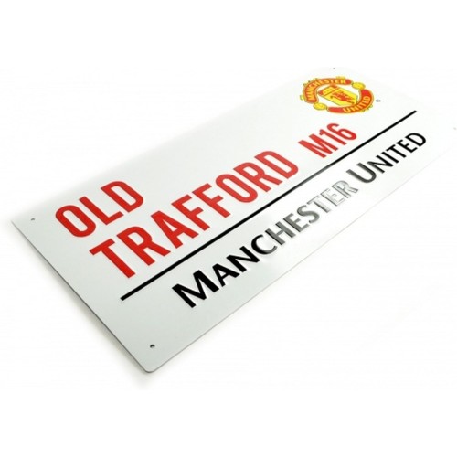 Manchester United Street Sign (40cm x 18cm)