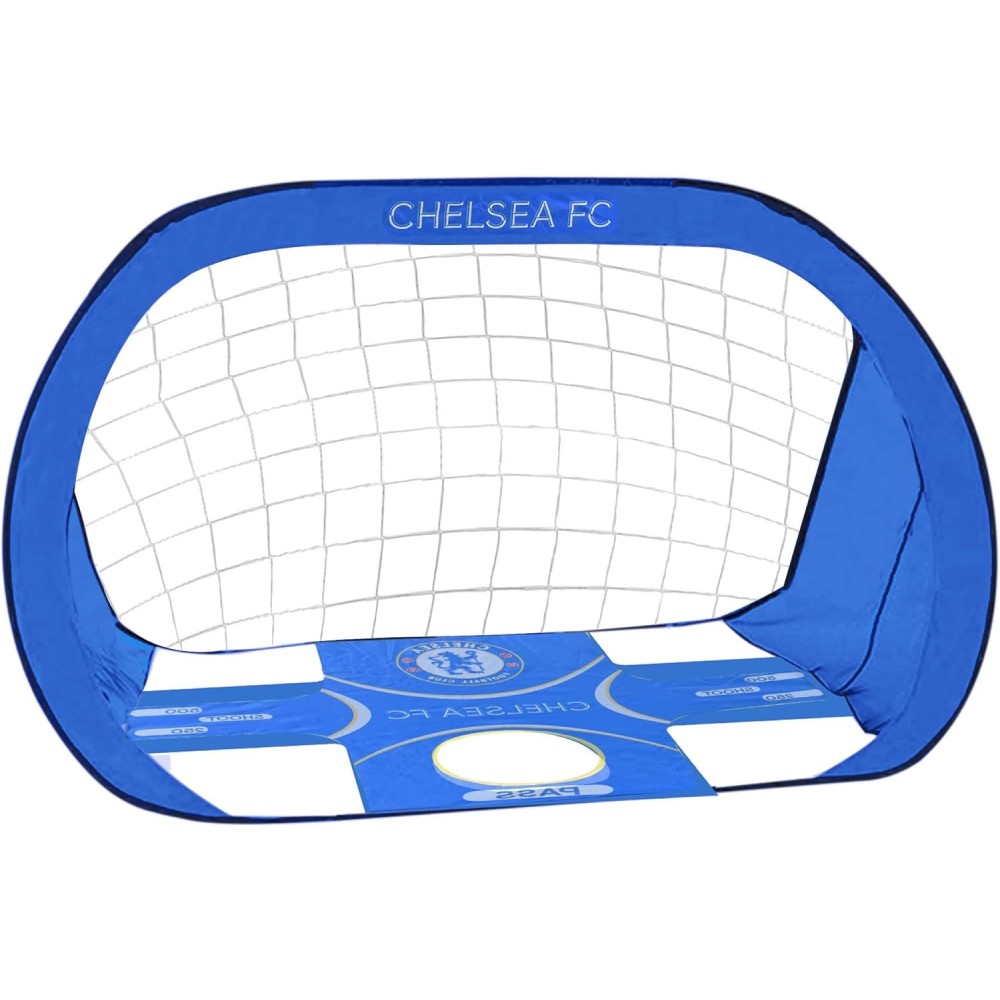 Hy-Pro Chelsea F.C. 2 in 1 Pop Up Target Goal | Official Football Merchandise