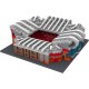 FOCO Manchester United FC Old Trafford | 1,526-Piece BRXLZ Football Stadium Set