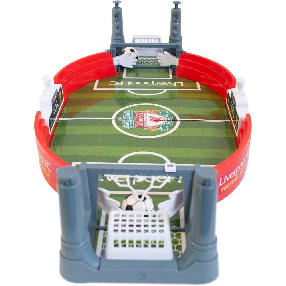 Hy-Pro Official Liverpool Mini Tabletop Football Game | Interactive Football Gift