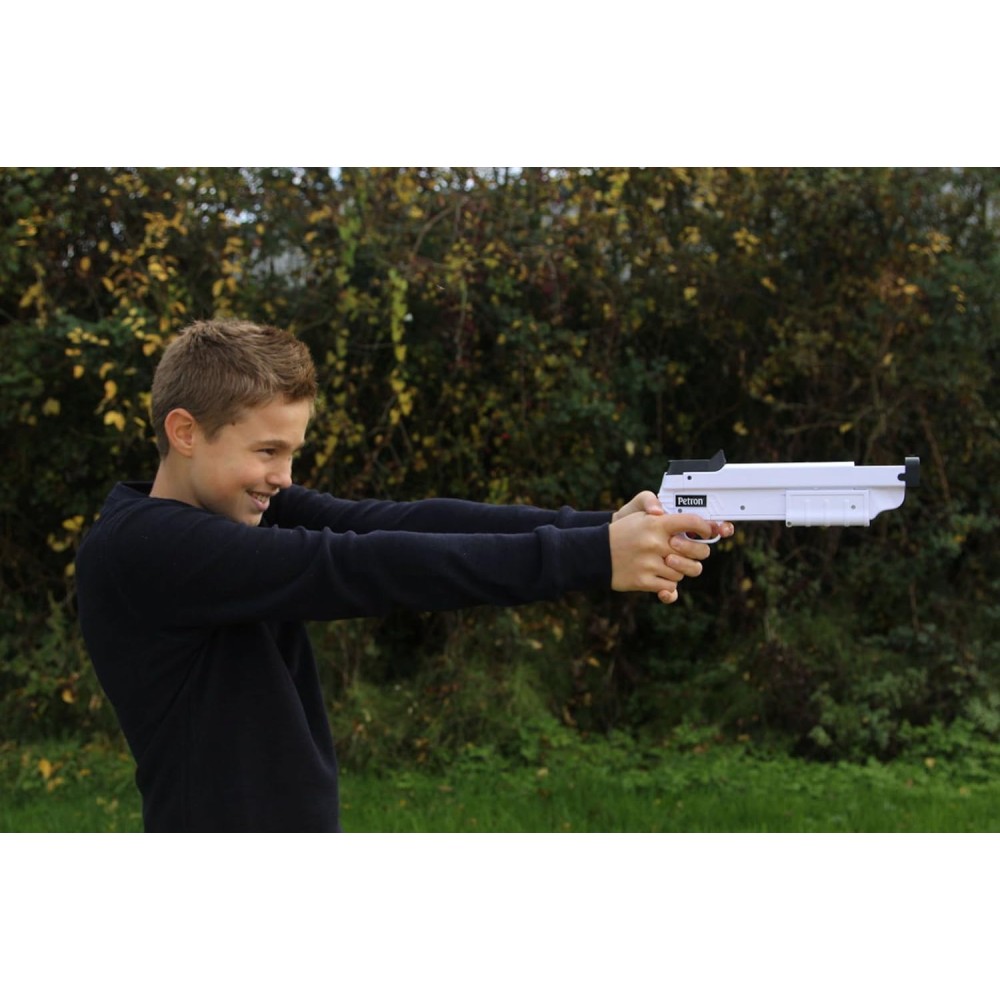 Petron Stealth Pistol with Safe Suction Darts | Indoor & Outdoor Fun