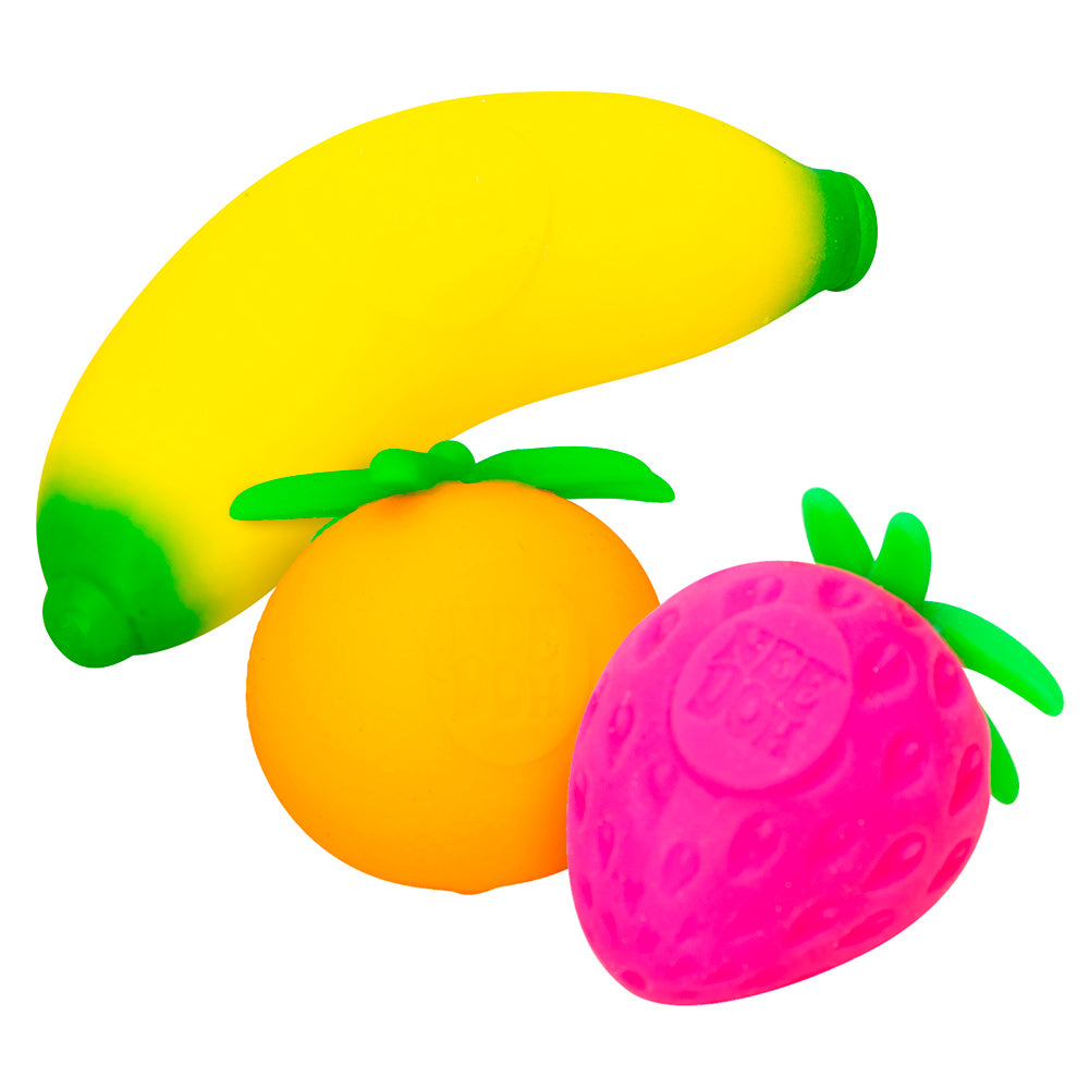 Nee Doh Groovy Fruit | Squishy Fidget Toy Set for Kids