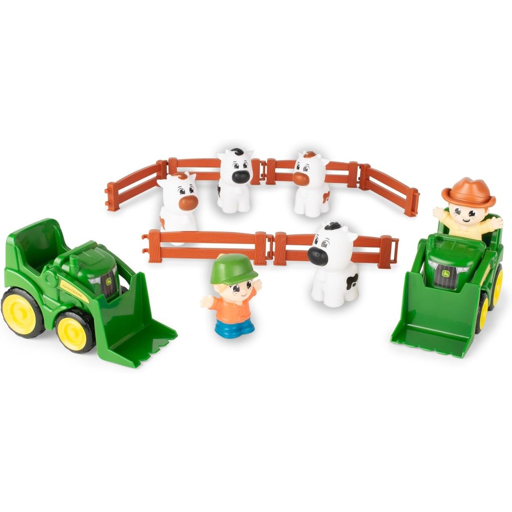 Tomy John Deere: The Cows Are Out! Farm Toy Playset
