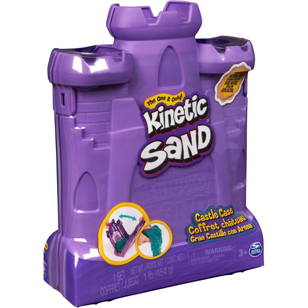 Kinetic Sand Castle Case – Teal (1 lb)