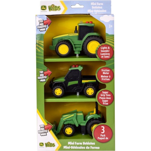 John Deere 3-Pack Tractor & Gator Set with Lights