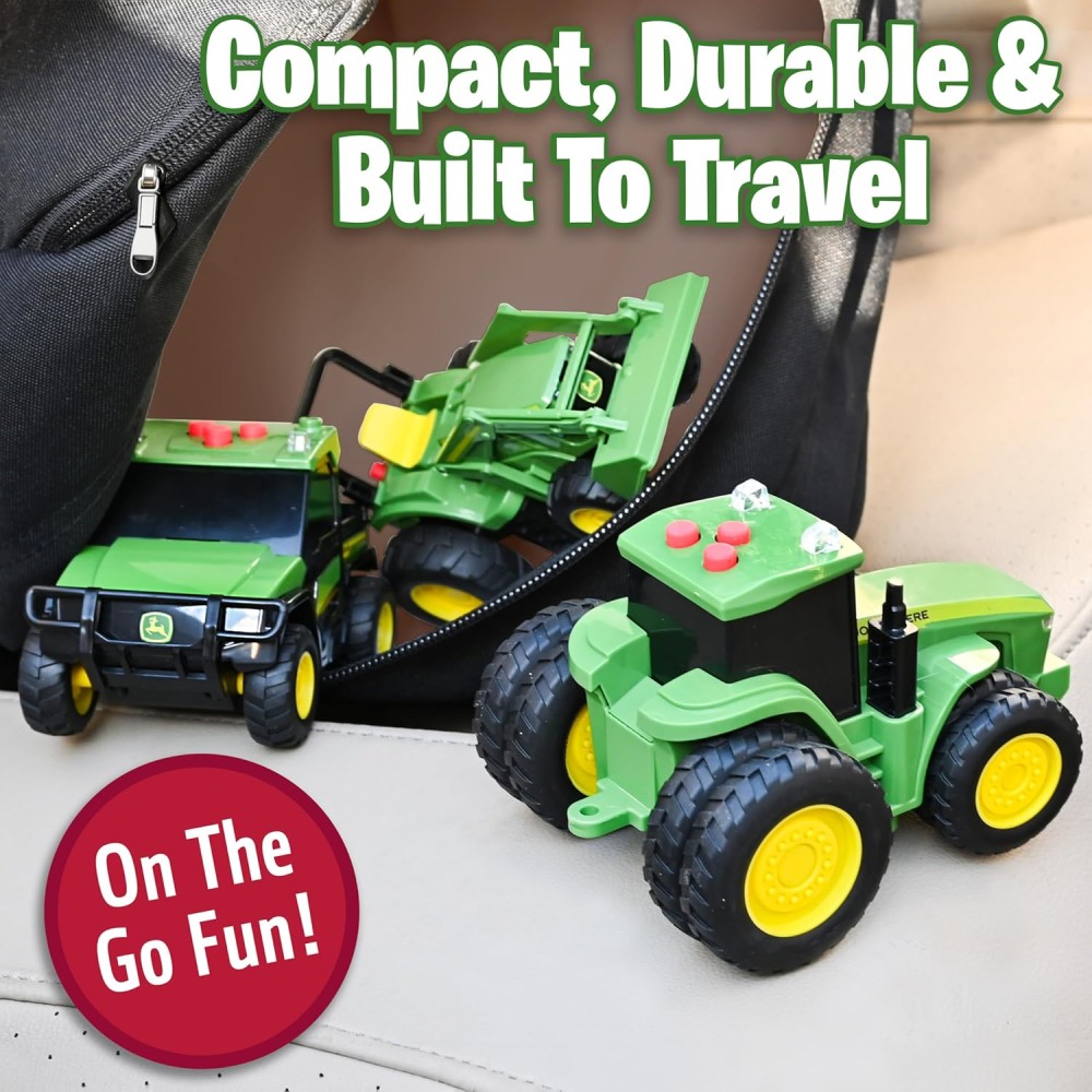 John Deere 3-Pack Lights & Sound Farm Vehicles