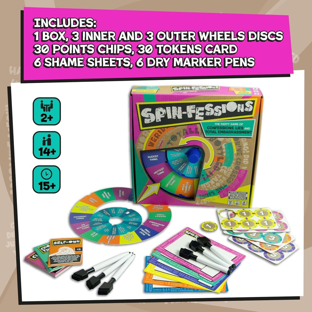 Social Games – Spin Confessions