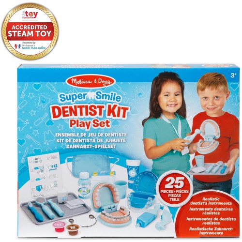 Melissa & Doug Super Smile Dentist Play Set (25‑Piece Kit)