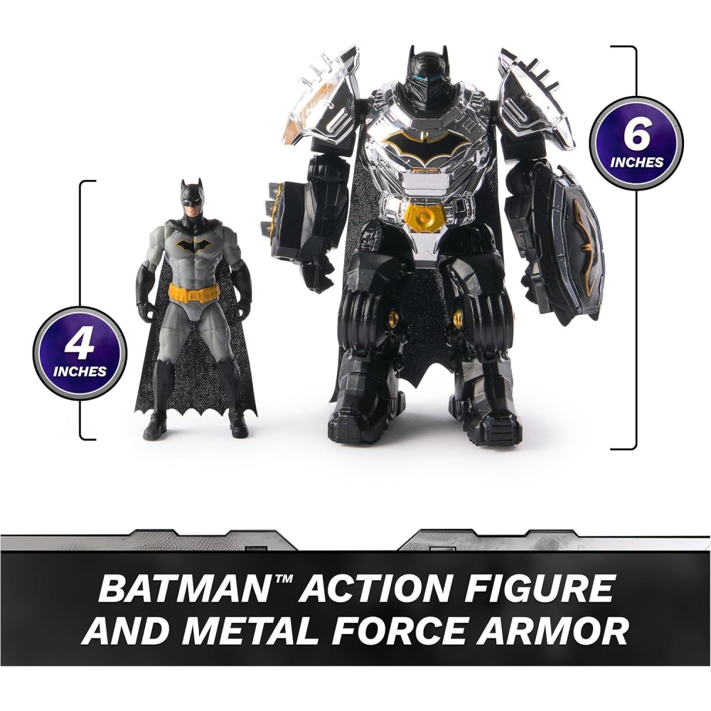 Metal Force Batman 6″ Action Figure (with Armour)