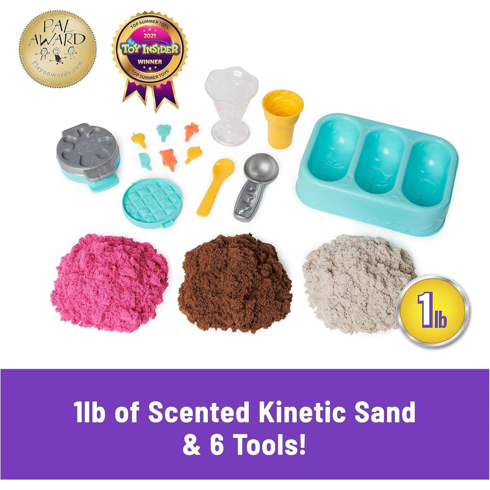 Kinetic Sand Ice Cream Treats Playset