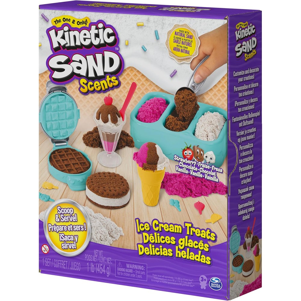 Kinetic Sand Ice Cream Treats Playset
