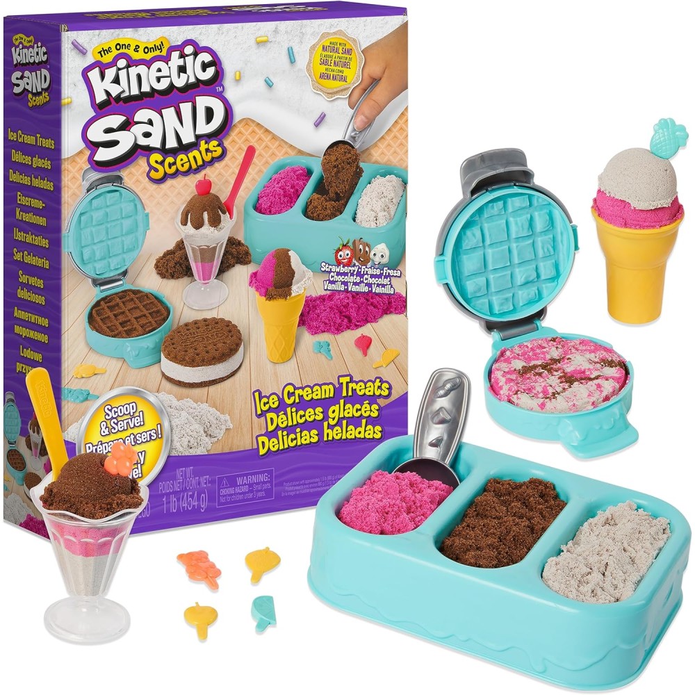 Kinetic Sand Ice Cream Treats Playset