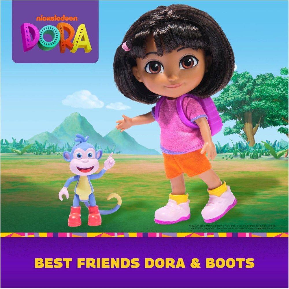 Dora the Explorer – Best Friends Dora & Boots Basic Doll (6‑inch)