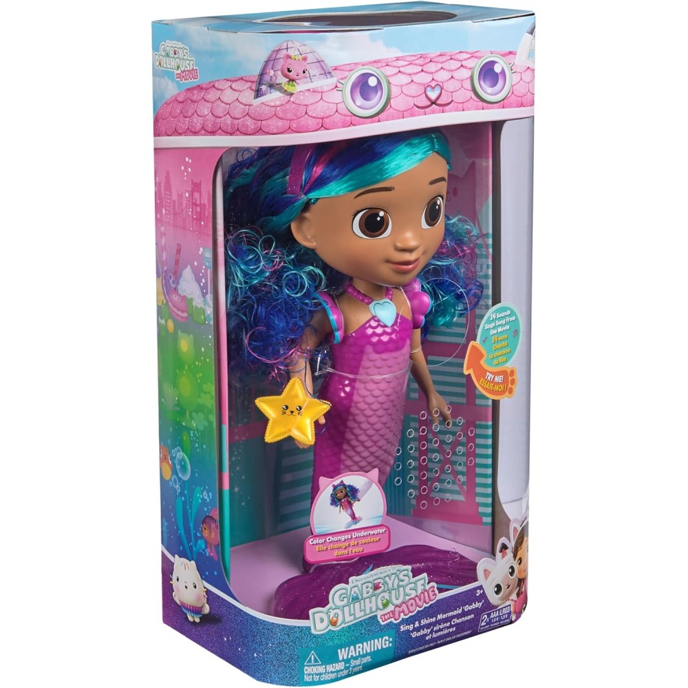 Gabby’s Dollhouse Movie Feature Mermaid Doll