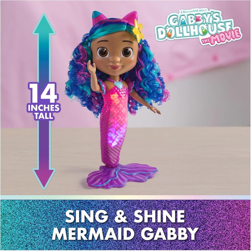 Gabby’s Dollhouse Movie Feature Mermaid Doll