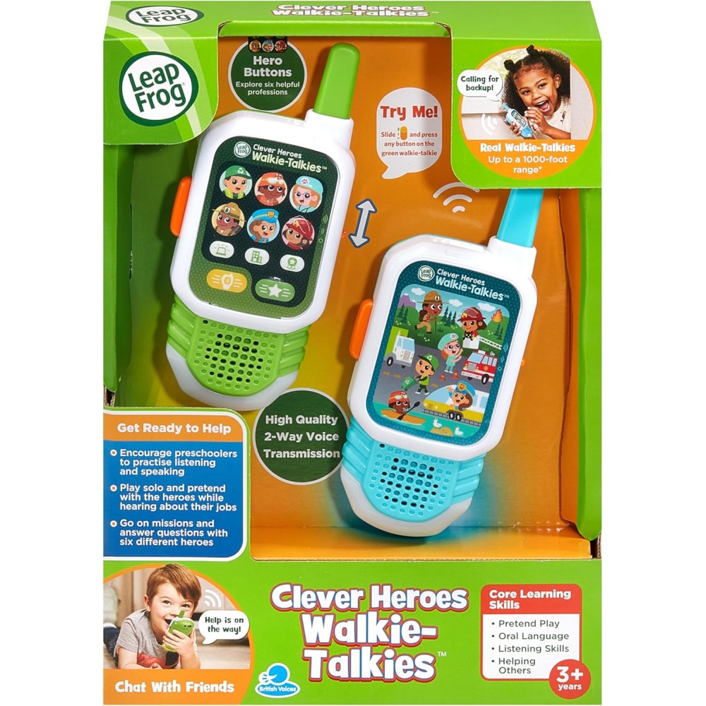 LeapFrog Clever Heroes Walkie‑Talkies