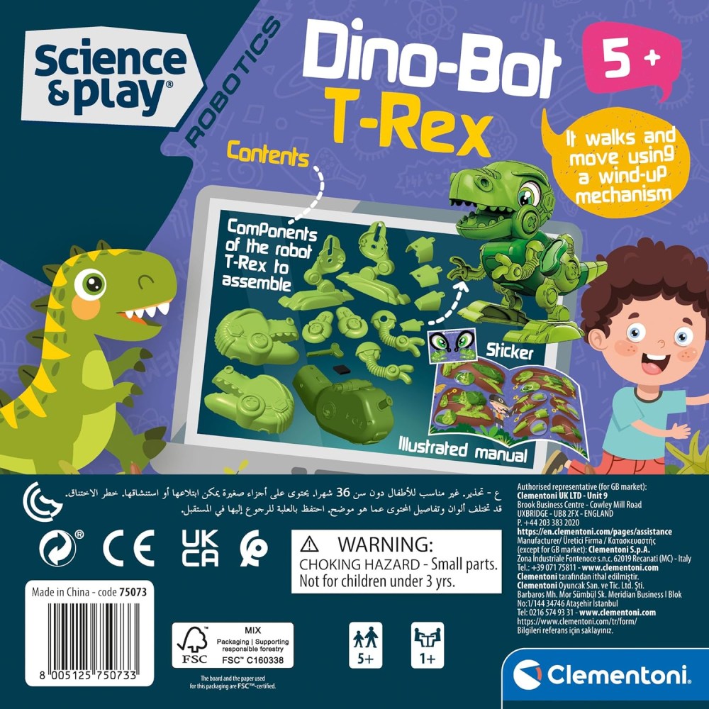 Clementoni Science & Play Robotics Dino Bot T‑Rex
