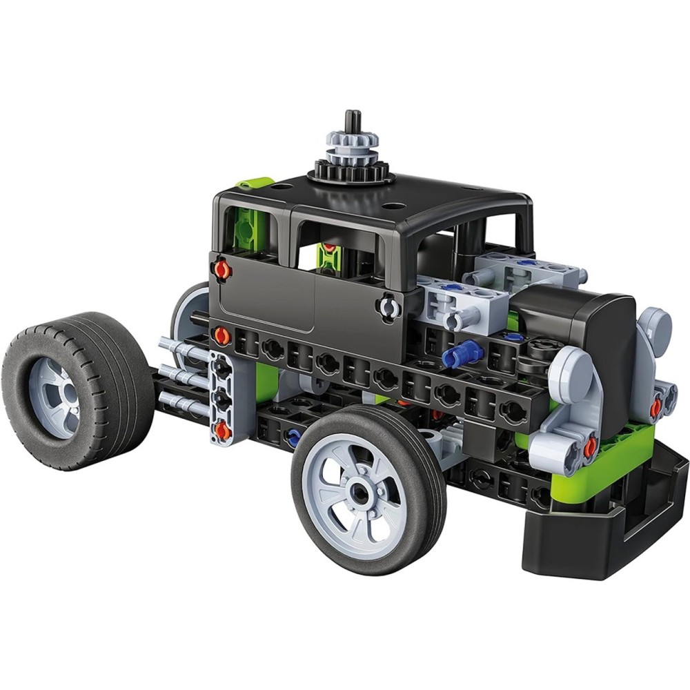 Clementoni Science Museum Mechanics – Hot Rod & Rocket Truck Building Set