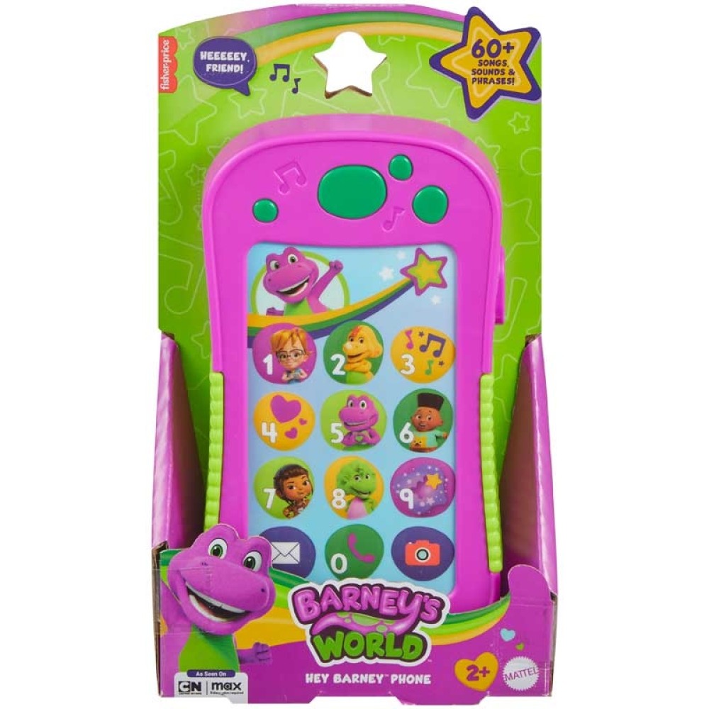 Barney’s World Hey Barney Phone – Musical Toy with Lights & Phrases