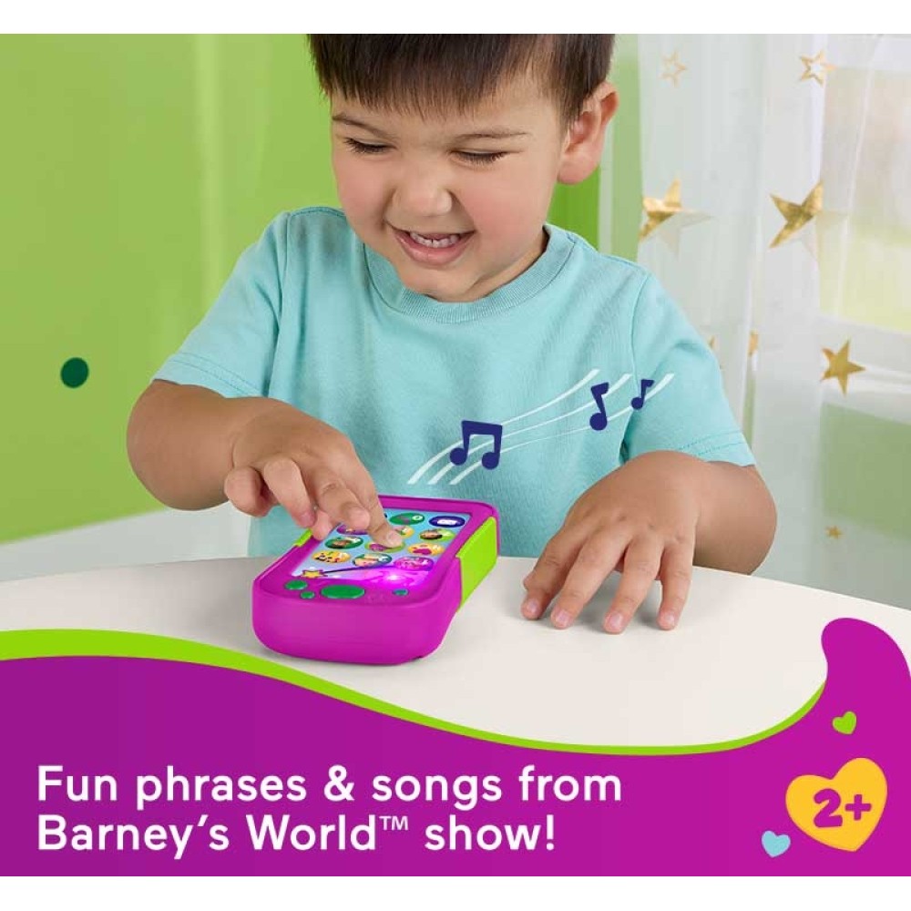 Barney’s World Hey Barney Phone – Musical Toy with Lights & Phrases