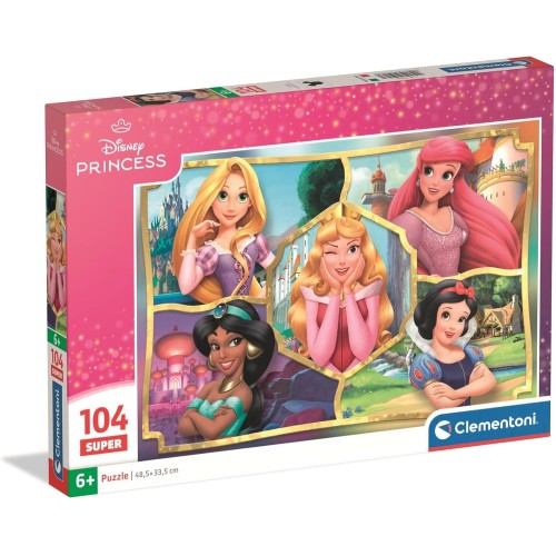 Disney Princesses 104‑Piece SuperColor Puzzle
