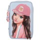 TOPModel Triple Pencil Case With Application TEAM TEDDY – Filled 3 Compartment School Set