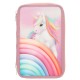 Ylvi Triple Pencil Case Color Cloud – Filled Unicorn 3 Compartment Set 0013278