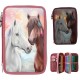 Miss Melody Triple Pencil Case LED – Light-Up Horse 3 Compartment Filled Set 0013416