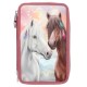 Miss Melody Triple Pencil Case LED – Light-Up Horse 3 Compartment Filled Set 0013416