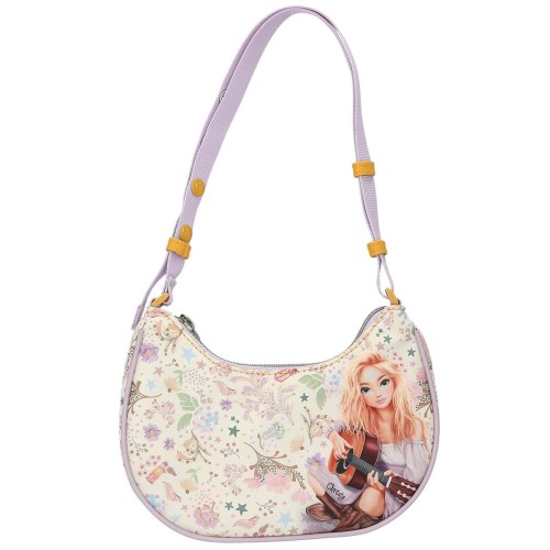TOPModel Small Halfmoon Handbag COWGIRL – Crescent Shoulder Bag with Adjustable Strap 0013670