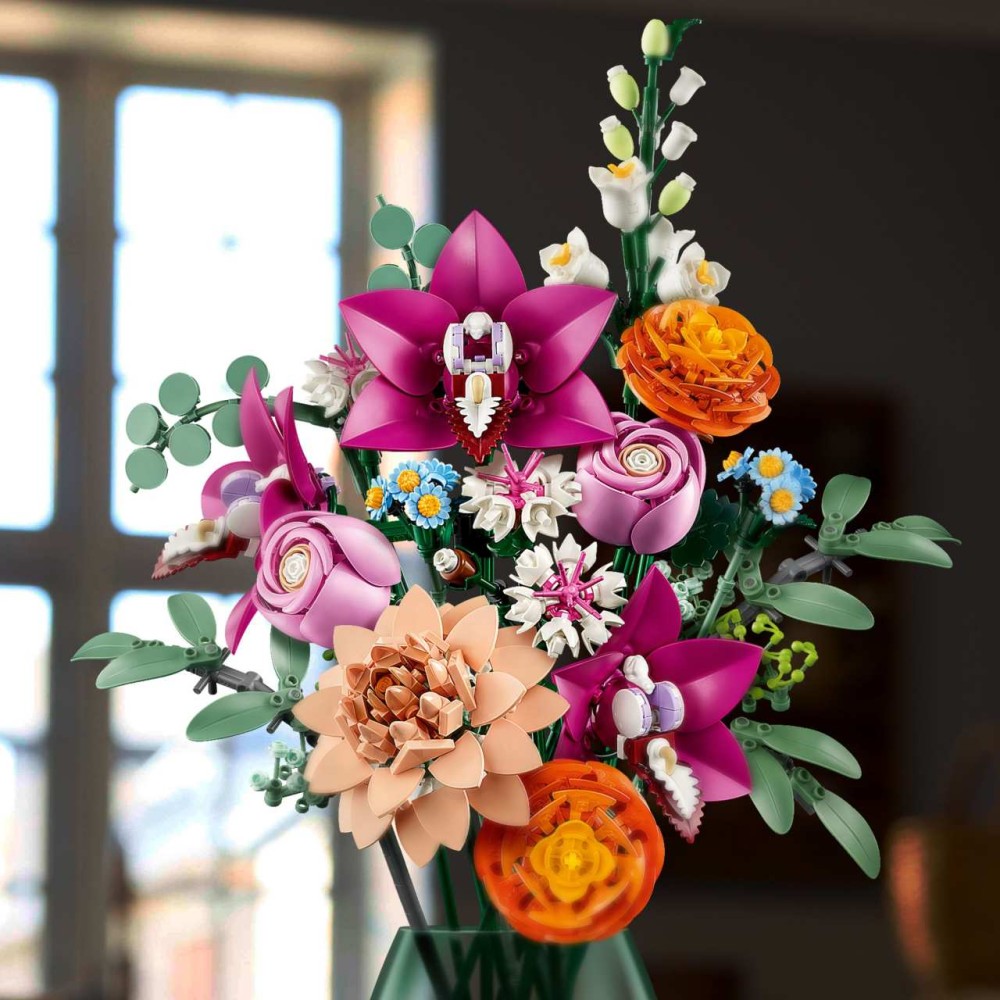 LEGO Botanicals Pretty Pink Flower Bouquet Set 10342