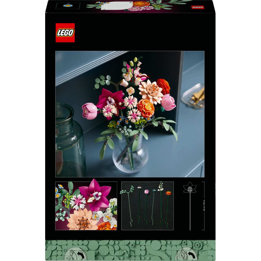 LEGO Botanicals Pretty Pink Flower Bouquet Set 10342