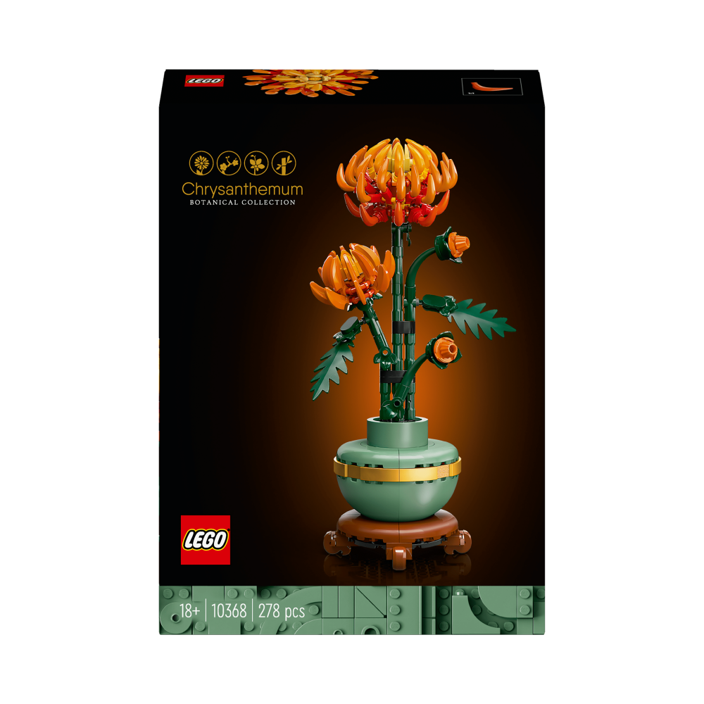 Chrysanthemum by LEGO Icons - A Floral Masterpiece