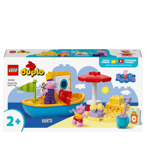 LEGO DUPLO Peppa Pig Boat Trip Toy for Toddlers 10432