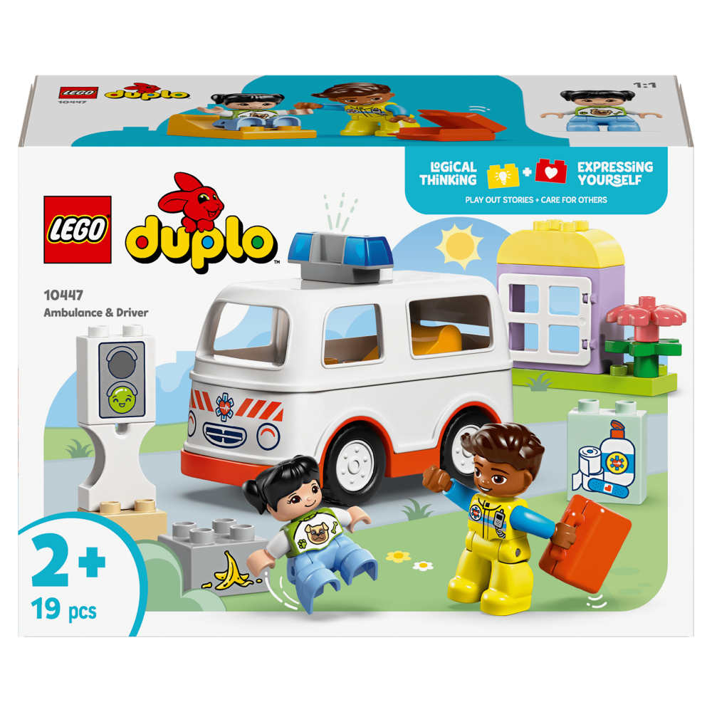 LEGO DUPLO Ambulance & Driver Educational Toys 10447