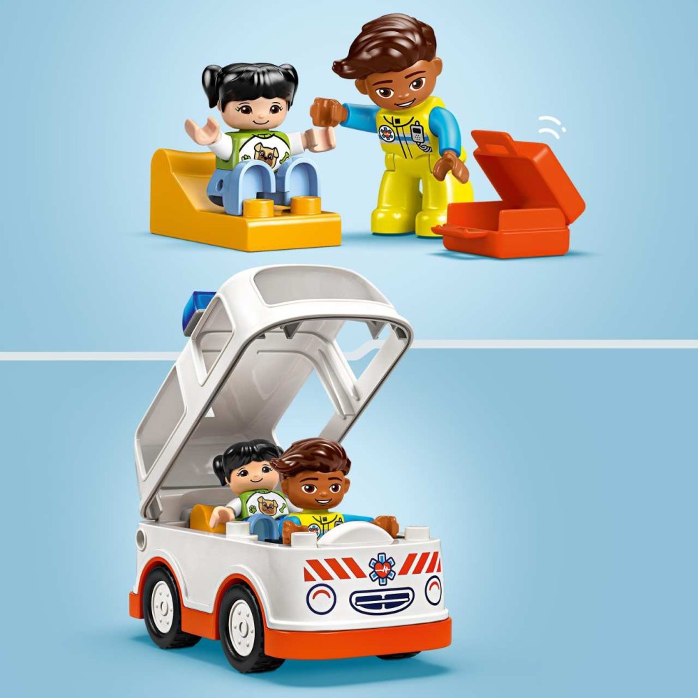 LEGO DUPLO Ambulance & Driver Educational Toys 10447