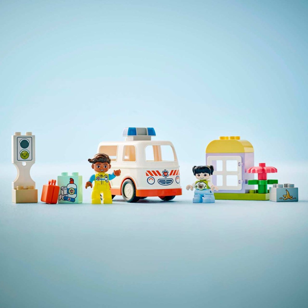 LEGO DUPLO Ambulance & Driver Educational Toys 10447