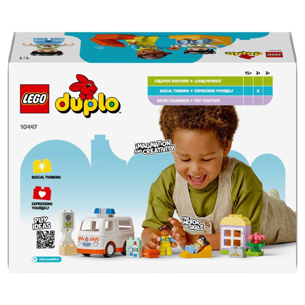 LEGO DUPLO Ambulance & Driver Educational Toys 10447