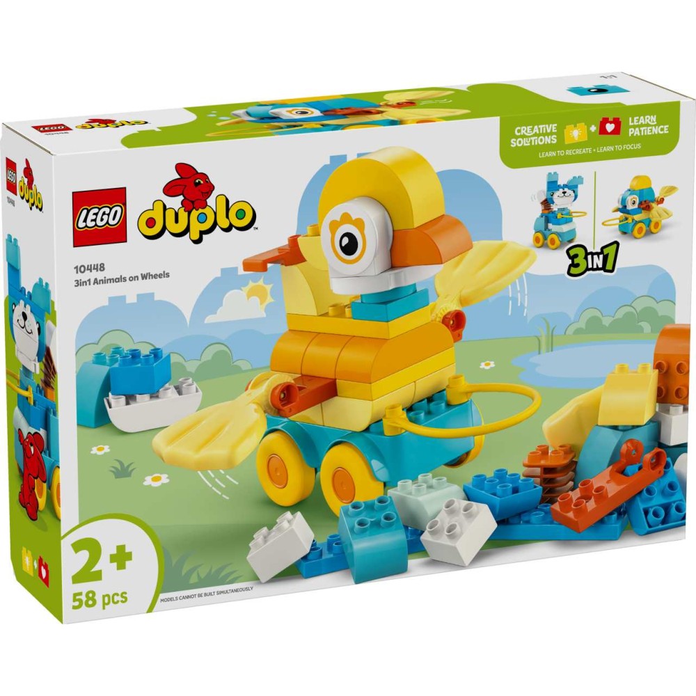 LEGO DUPLO 3in1 Animals on Wheels Building Toy 10448 (10448)