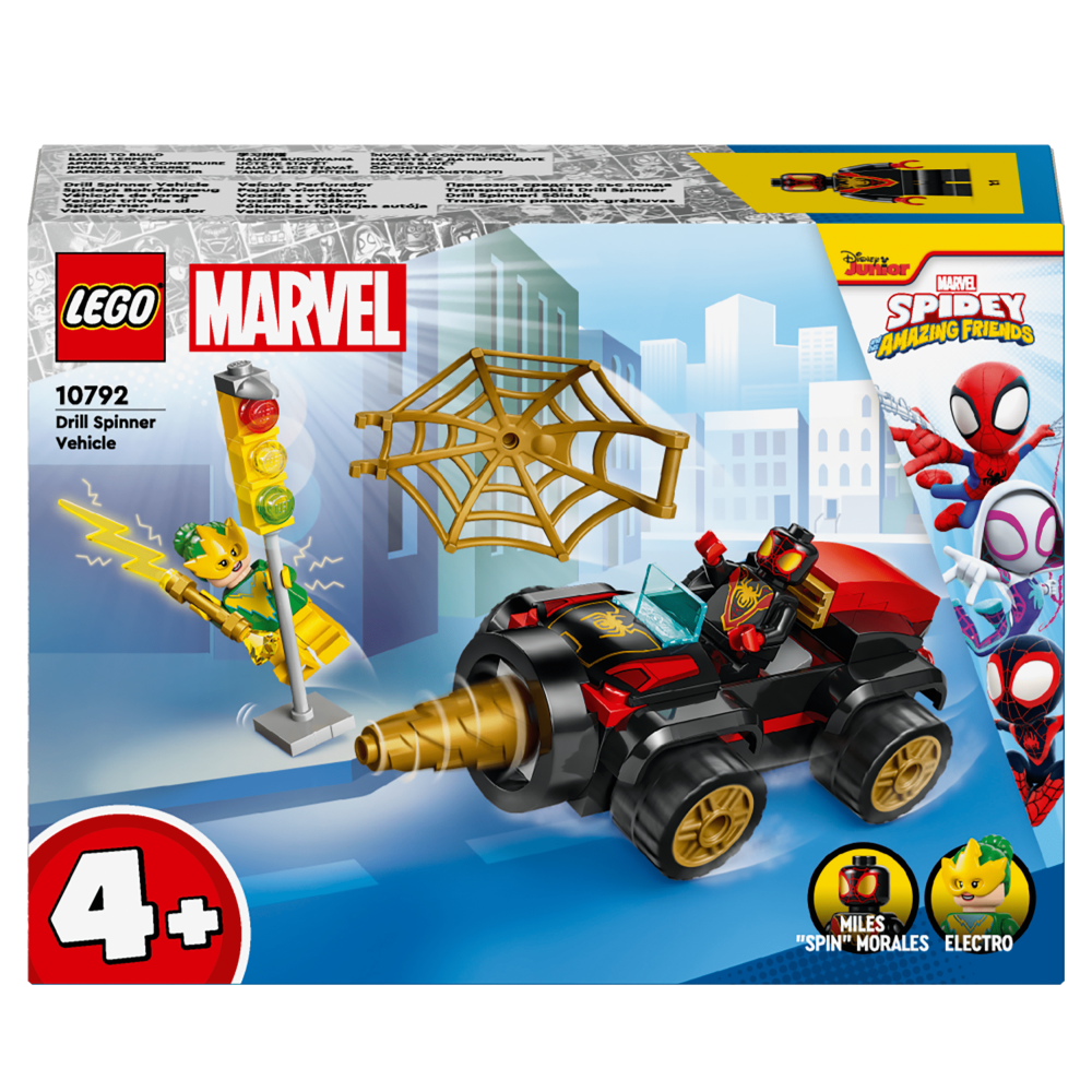 LEGO Marvel Spidey and his Amazing Friends Drill Spinner Vehicle 10792