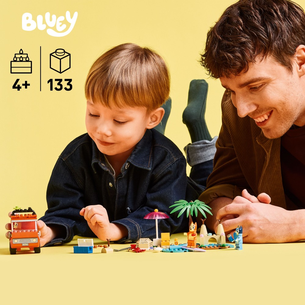 LEGO Bluey: Bluey’s Beach & Family Car Trip (11202)